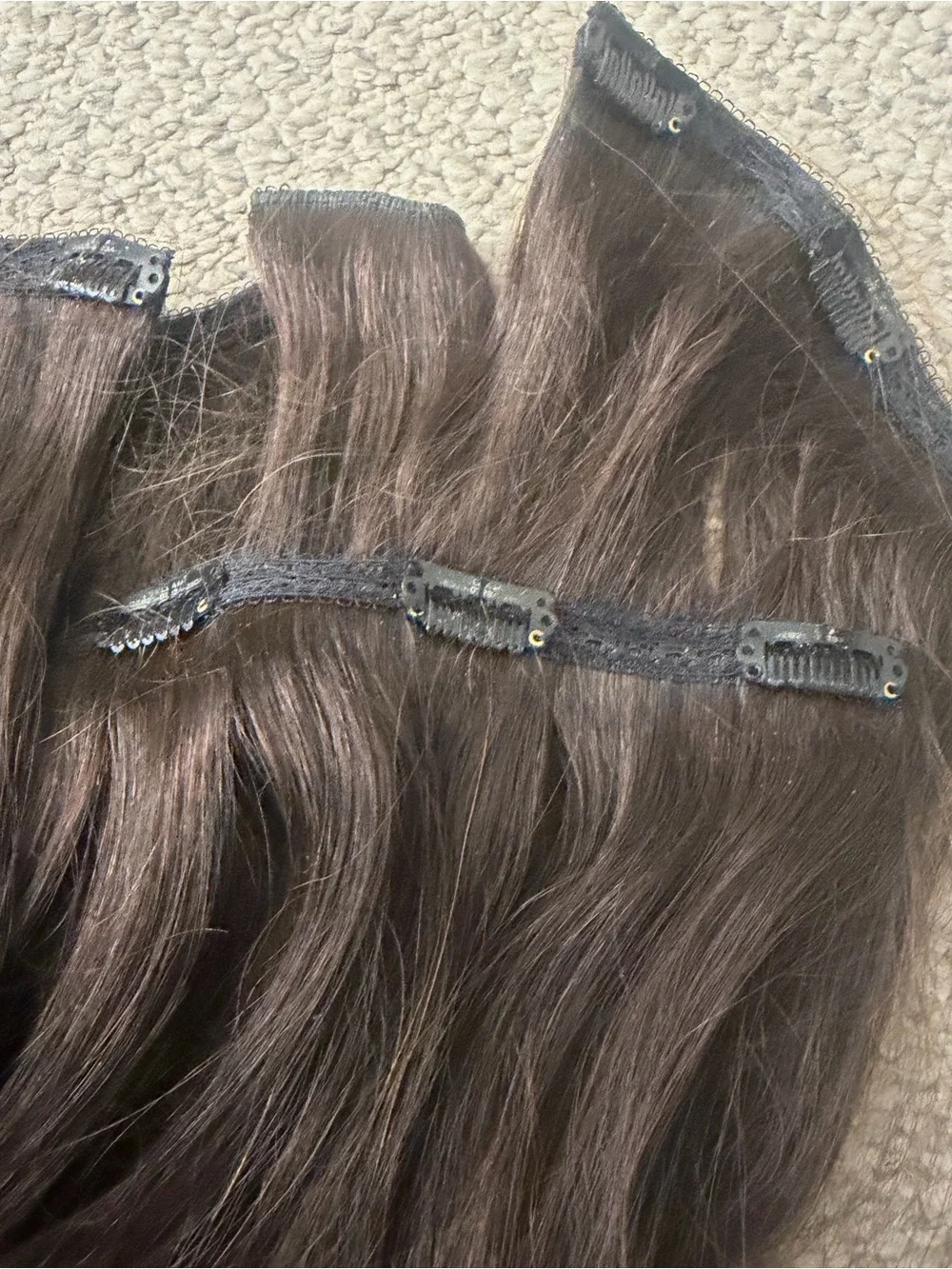 Bellami Hair Extensions lace weft 22in 220 g dark brown #2 bellissima